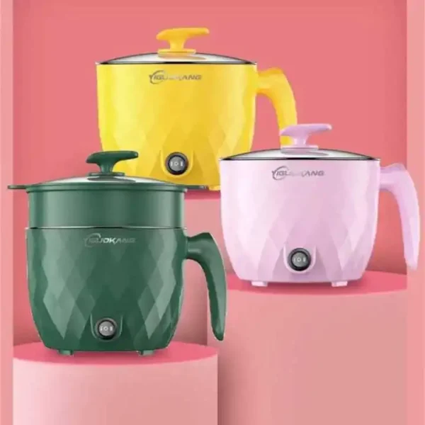 Multifunctional Electric Cooker (Pink)- 300wt & 600wt - Image 4