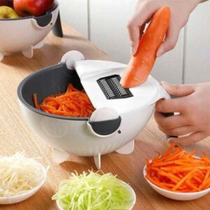 9 In 1 Multifunction Magic Rotate Vegetable Cutter - Effortless Vegetable Preparation - Kitchen Essential
