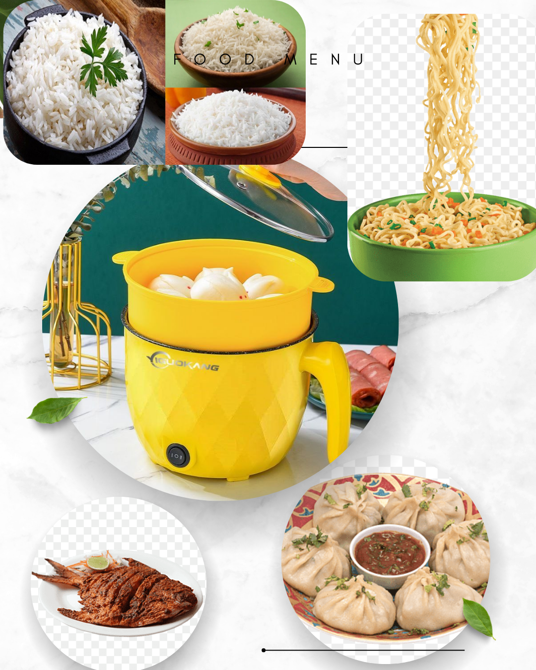 Mini multicooker (yellow) 1.8 ltr - Image 3