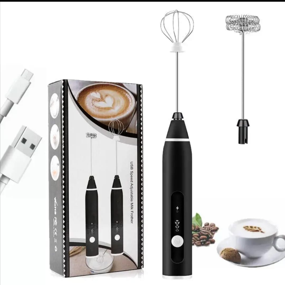 Rechargeable coffee foamer/mixer